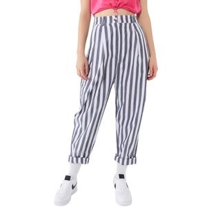urban outfitters percy pleated high-rise pants